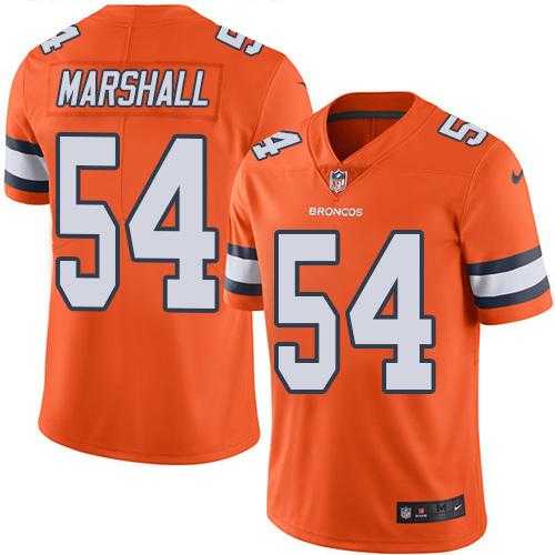 Nike Men & Women & Youth Broncos 54 Brandon Marshall Orange Color Rush Limited Jersey,We sell and wholesale Nike Men & Women & Youth Broncos 54 Brandon Marshall Orange Color Rush Limited Jersey on line form chian!